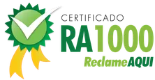 Certificado RA1000 - alta satisfação dos clientes